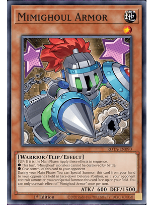 Mimighoul Armor - MP25-EN256 - Ultra Rare 1st Edition