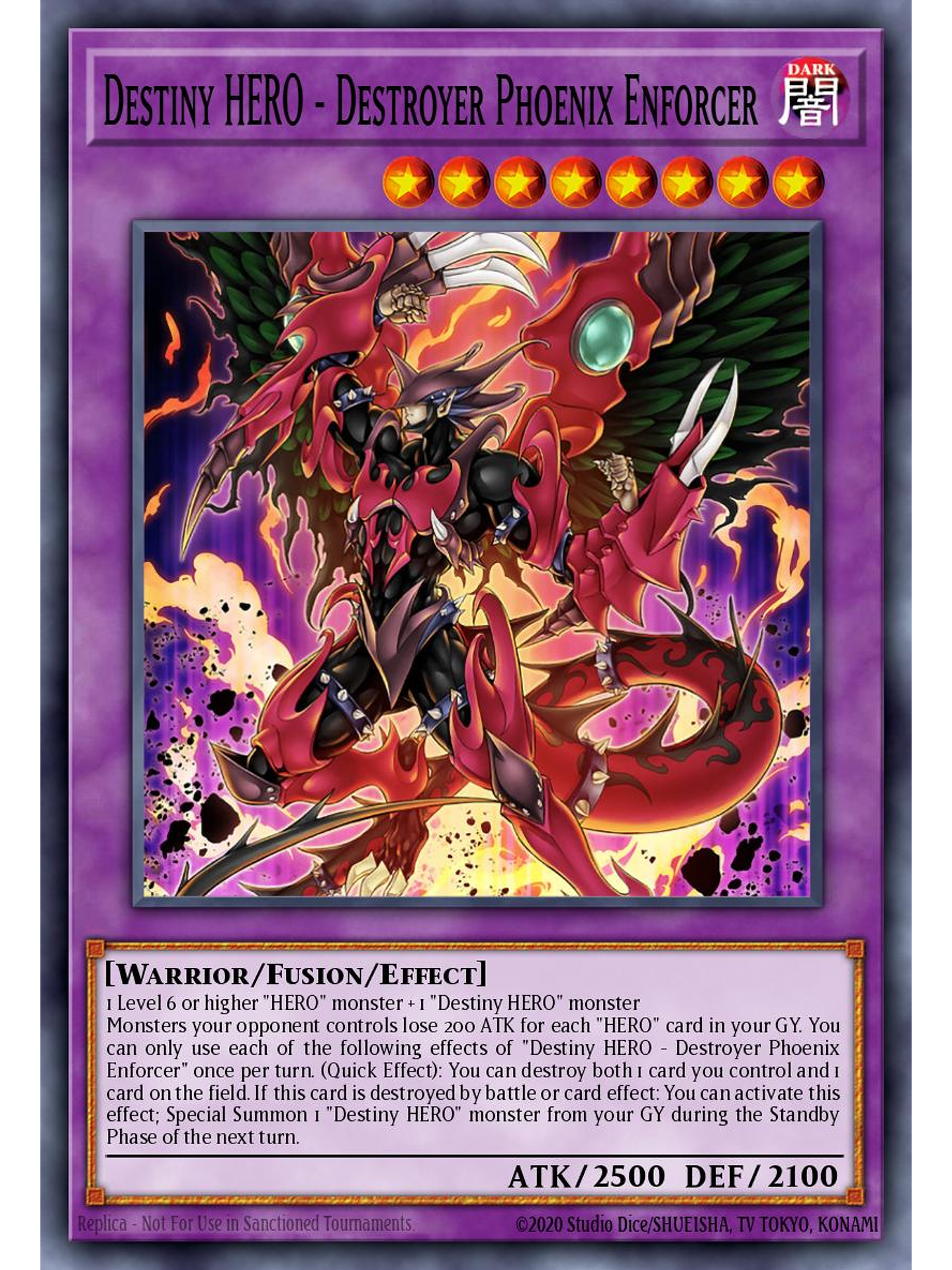 Destiny HERO - Destroyer Phoenix Enforcer - MP25-EN273 - Ultra Rare 1st Edition 1