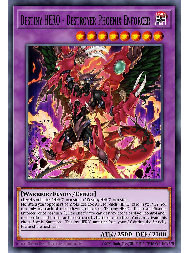 Destiny HERO - Destroyer Phoenix Enforcer - MP25-EN273 - Ultra Rare 1st Edition 1