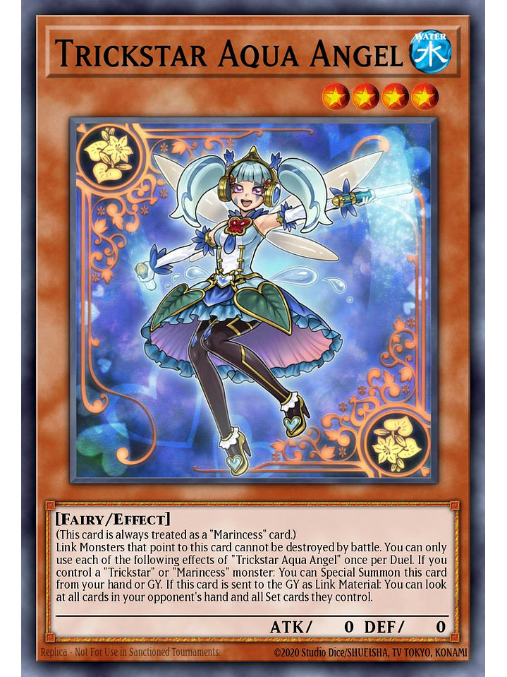 Trickstar Aqua Angel - MP25-EN277 - Ultra Rare 1st Edition 1