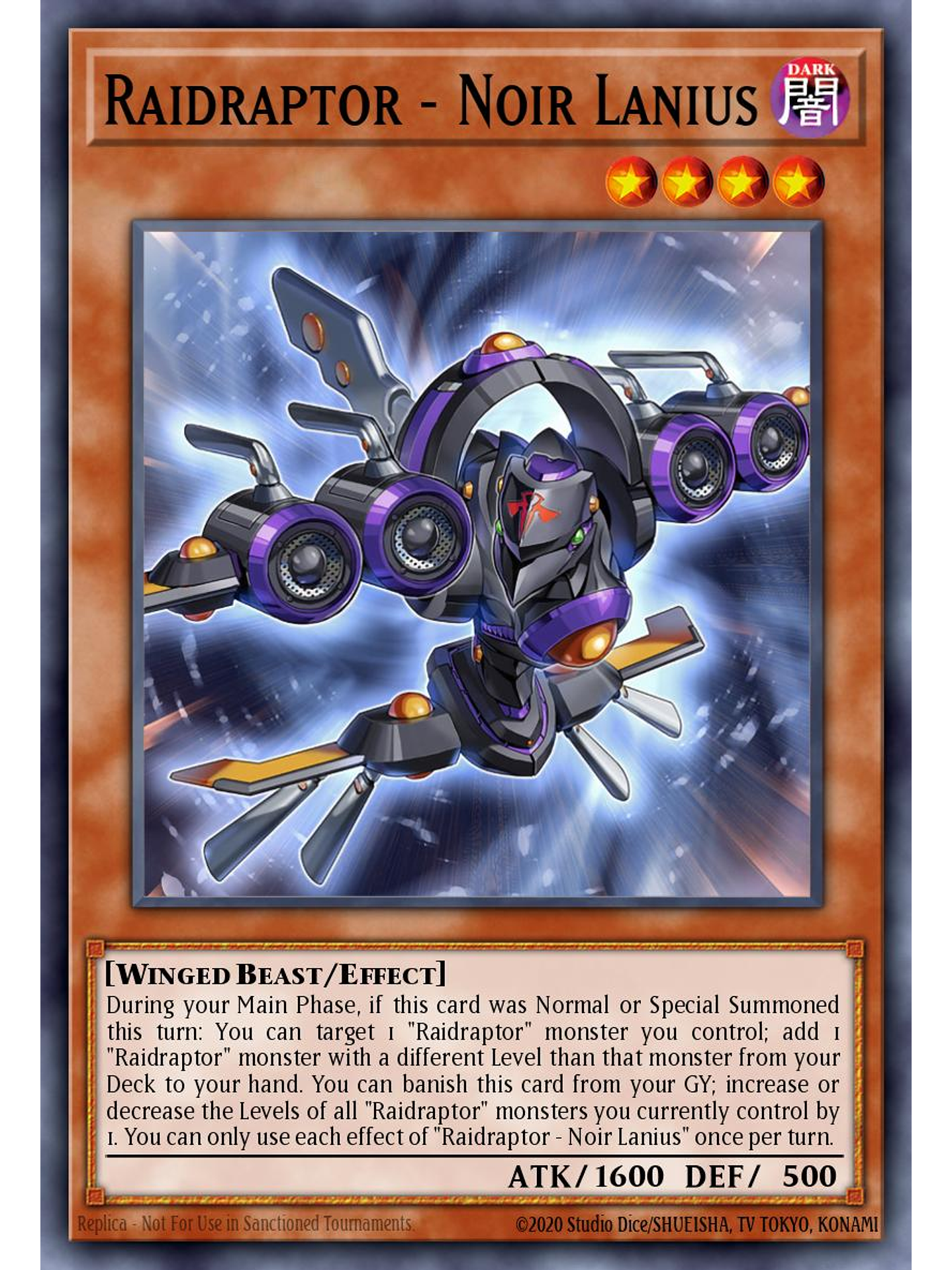 Raidraptor - Noir Lanius - MP25-EN302 - Common 1st Edition 1