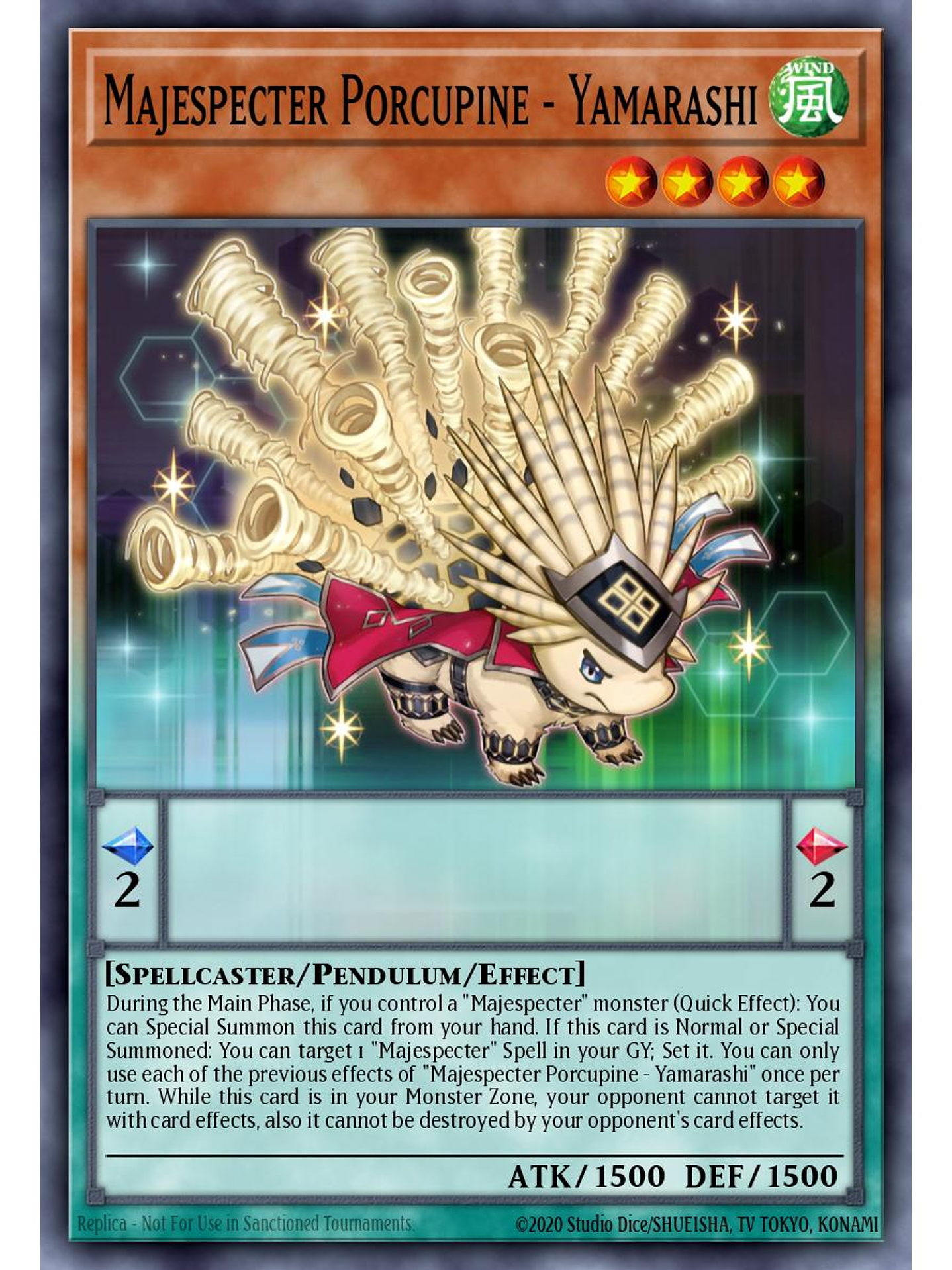 Majespecter Porcupine - Yamarashi - MP25-EN306 - Common 1st Edition 1