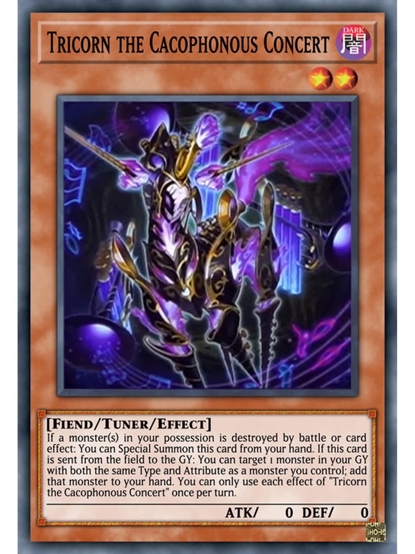 Tricorn the Cacophonous Concert - MP25-EN331 - Common 1st Edition 1