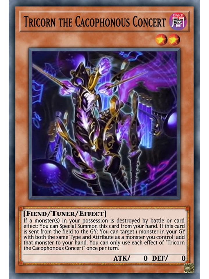 Tricorn the Cacophonous Concert - MP25-EN331 - Common 1st Edition 1