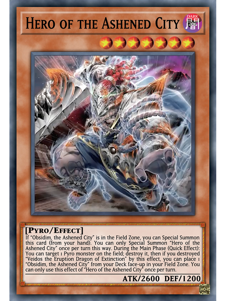 Hero of the Ashened City - MP25-EN334 - Common 1st Edition 1