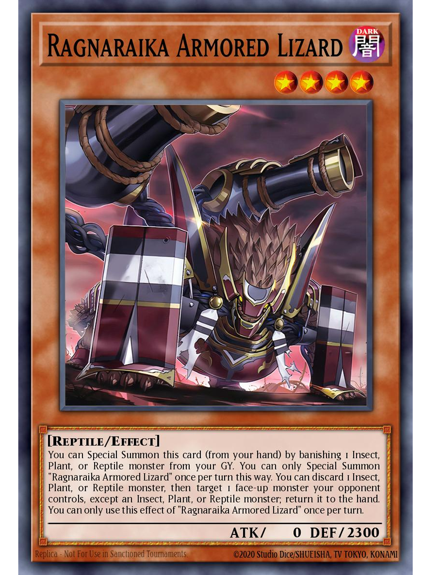 Ragnaraika Armored Lizard - MP25-EN344 - Common 1st Edition 1