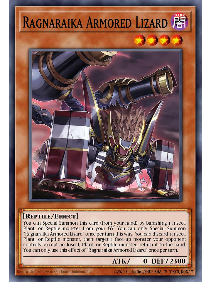 Ragnaraika Armored Lizard - MP25-EN344 - Common 1st Edition 1