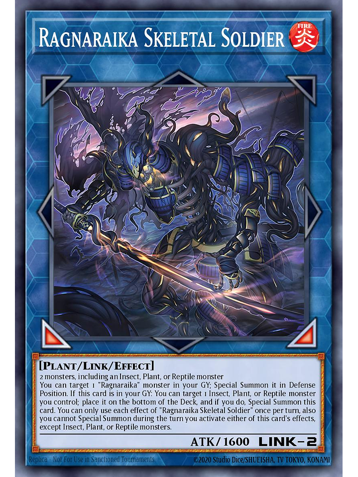 Ragnaraika Skeletal Soldier - MP25-EN354 - Common 1st Edition 1