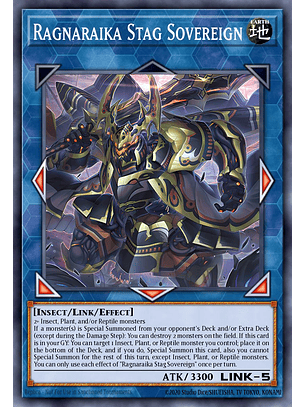 Ragnaraika Stag Sovereign - MP25-EN357 - Common 1st Edition