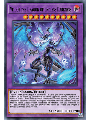Veidos the Dragon of Endless Darkness - MP25-EN373 - Common 1st Edition
