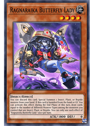 Ragnaraika Wicked Butterfly - MP25-EN382 - Common 1st Edition