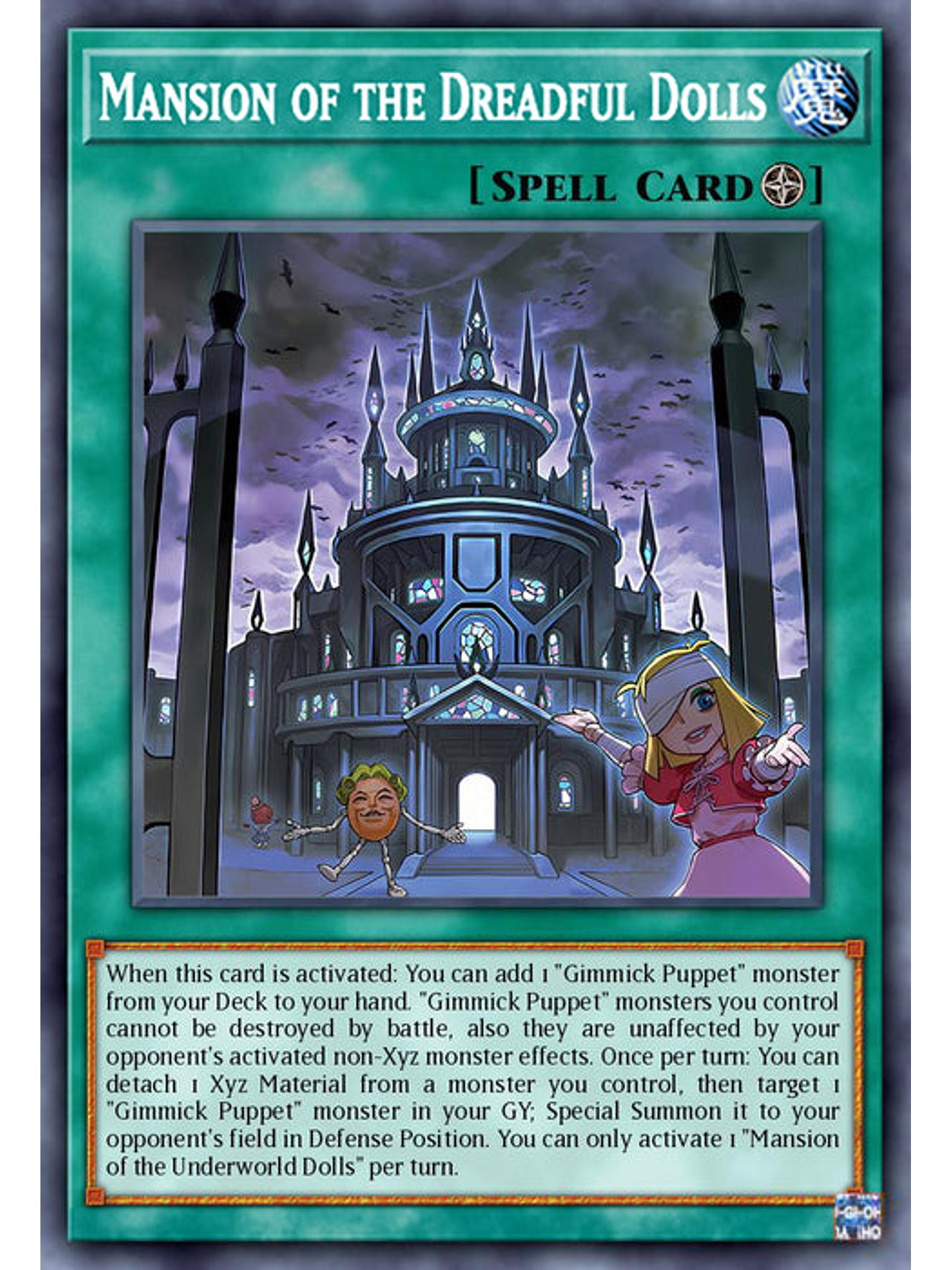 Mansion of the Dreadful Dolls - MP25-EN390 - Common 1st Edition 1