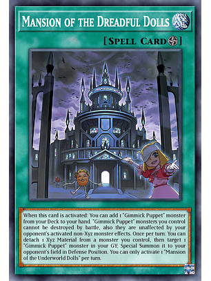 Mansion of the Dreadful Dolls - MP25-EN390 - Common 1st Edition