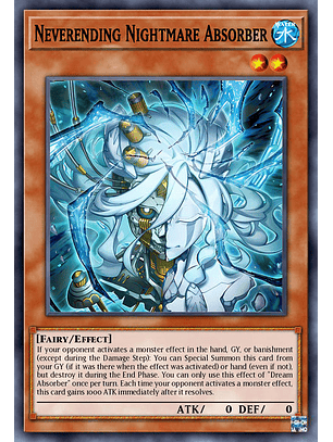 Neverending Nightmare Absorber - MP25-EN412 - Common 1st Edition