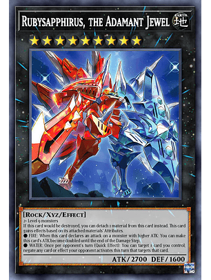 Rubysapphirus, the Adamant Jewel - MP25-EN414 - Common 1st Edition