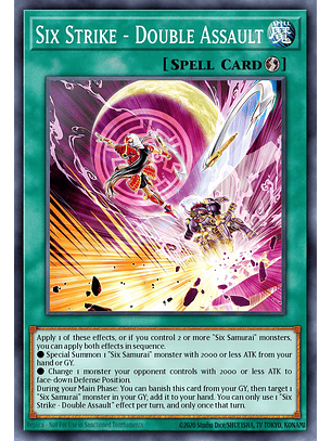 Six Strike - Double Assault - MP25-EN419 - Common 1st Edition