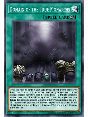 Domain of the True Monarchs - MP25-EN026 - Starlight Rare 1st Edition