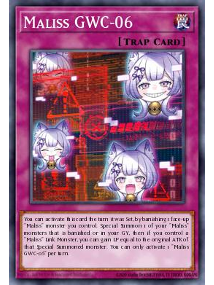 Maliss C GWC-06 - MP25-EN128 - Prismatic Secret Rare 1st Edition 1