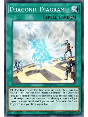 Dragonic Diagram - MP25-EN139 - Prismatic Secret Rare 1st Edition