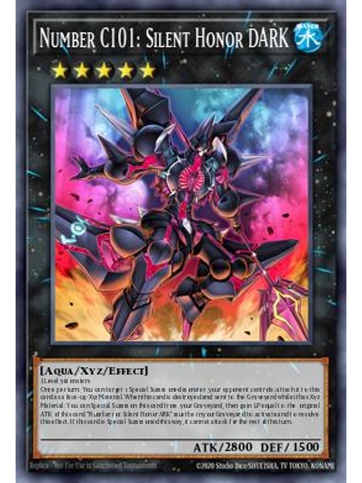 Number C101: Silent Honor DARK - MP25-EN275 - Ultra Rare 1st Edition 1