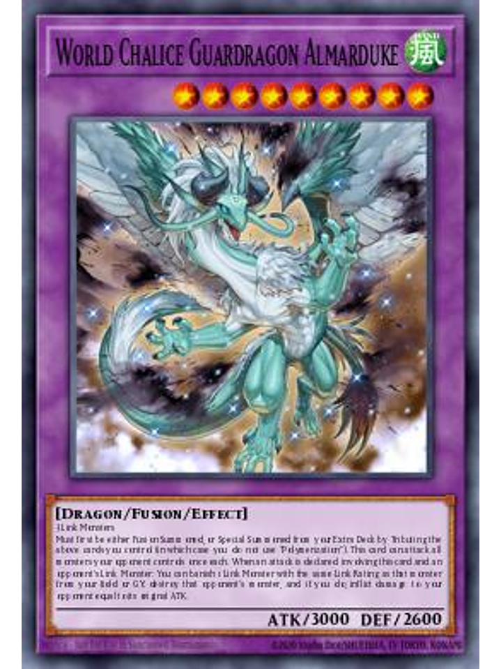 World Chalice Guardragon Almarduke - MP25-EN285 - Ultra Rare 1st Edition 1