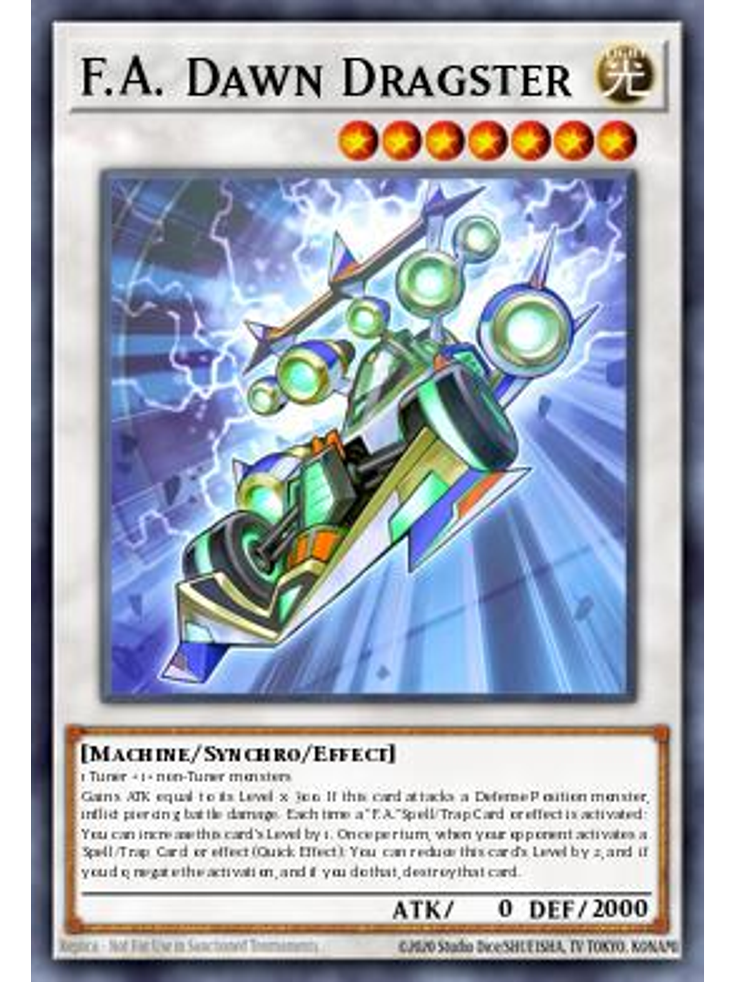 F.A. Dawn Dragster - MP25-EN284 - Ultra Rare 1st Edition 1