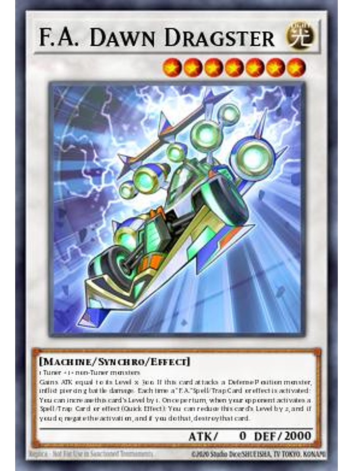 F.A. Dawn Dragster - MP25-EN284 - Ultra Rare 1st Edition 1