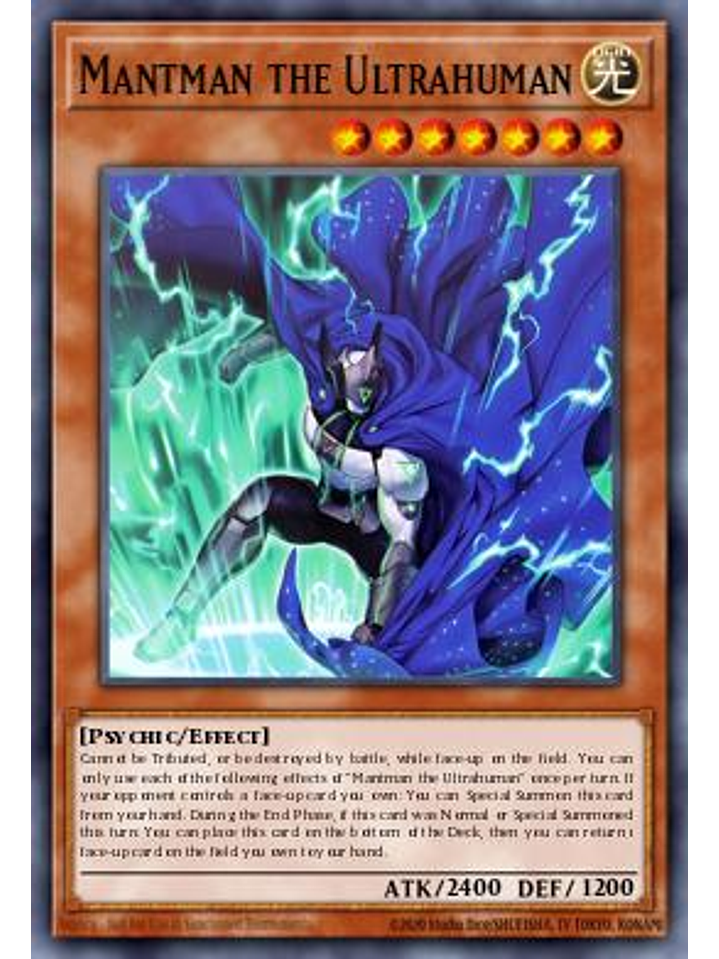 Mantman the Ultrahuman - MP25-EN430 - Common 1st Edition 1