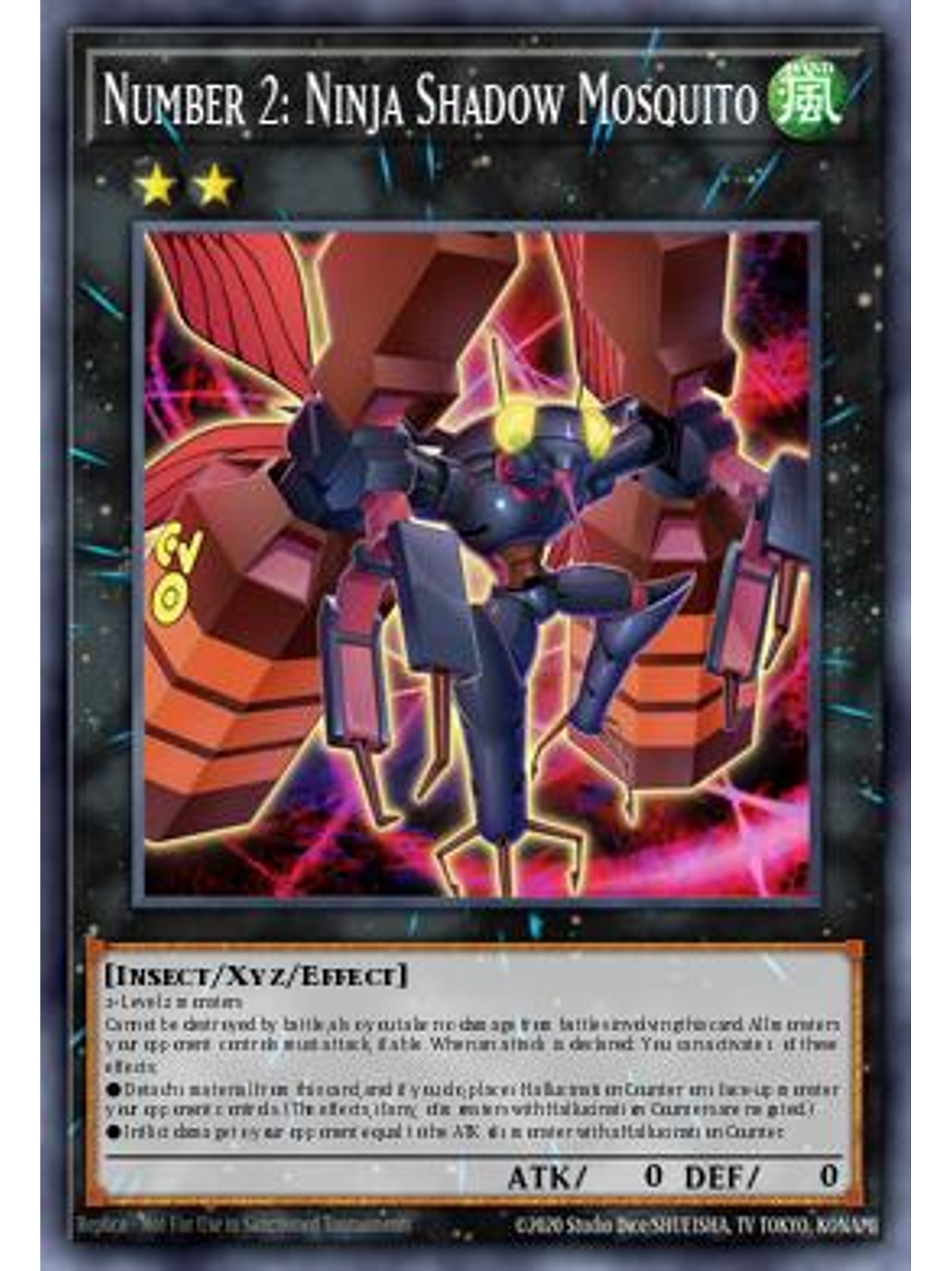 Number 2: Ninja Shadow Mosquito - MP25-EN291 - Ultra Rare 1st Edition 1