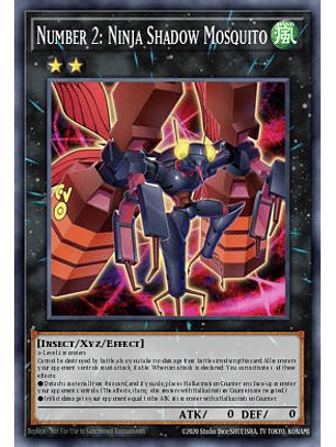 Number 2: Ninja Shadow Mosquito - MP25-EN291 - Ultra Rare 1st Edition