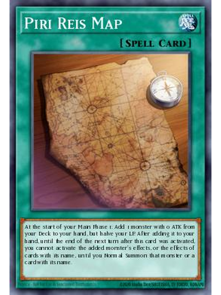 Piri Reis Map - MP25-EN290 - Ultra Rare 1st Edition 1