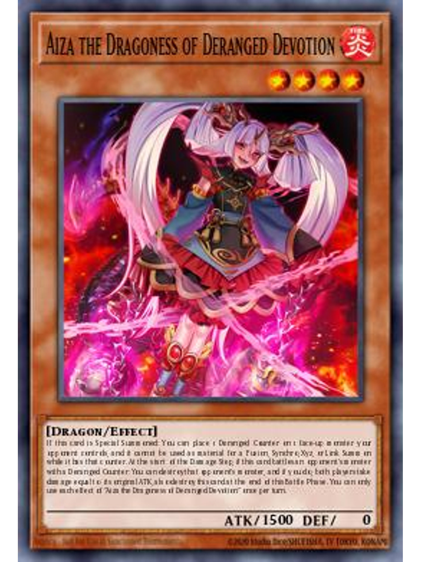Aiza the Dragoness of Deranged Devotion - MP25-EN370 - Common 1st Edition 1