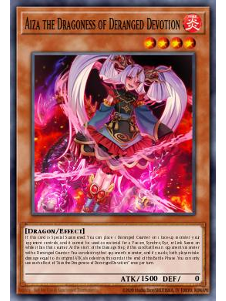Aiza the Dragoness of Deranged Devotion - MP25-EN370 - Common 1st Edition 1