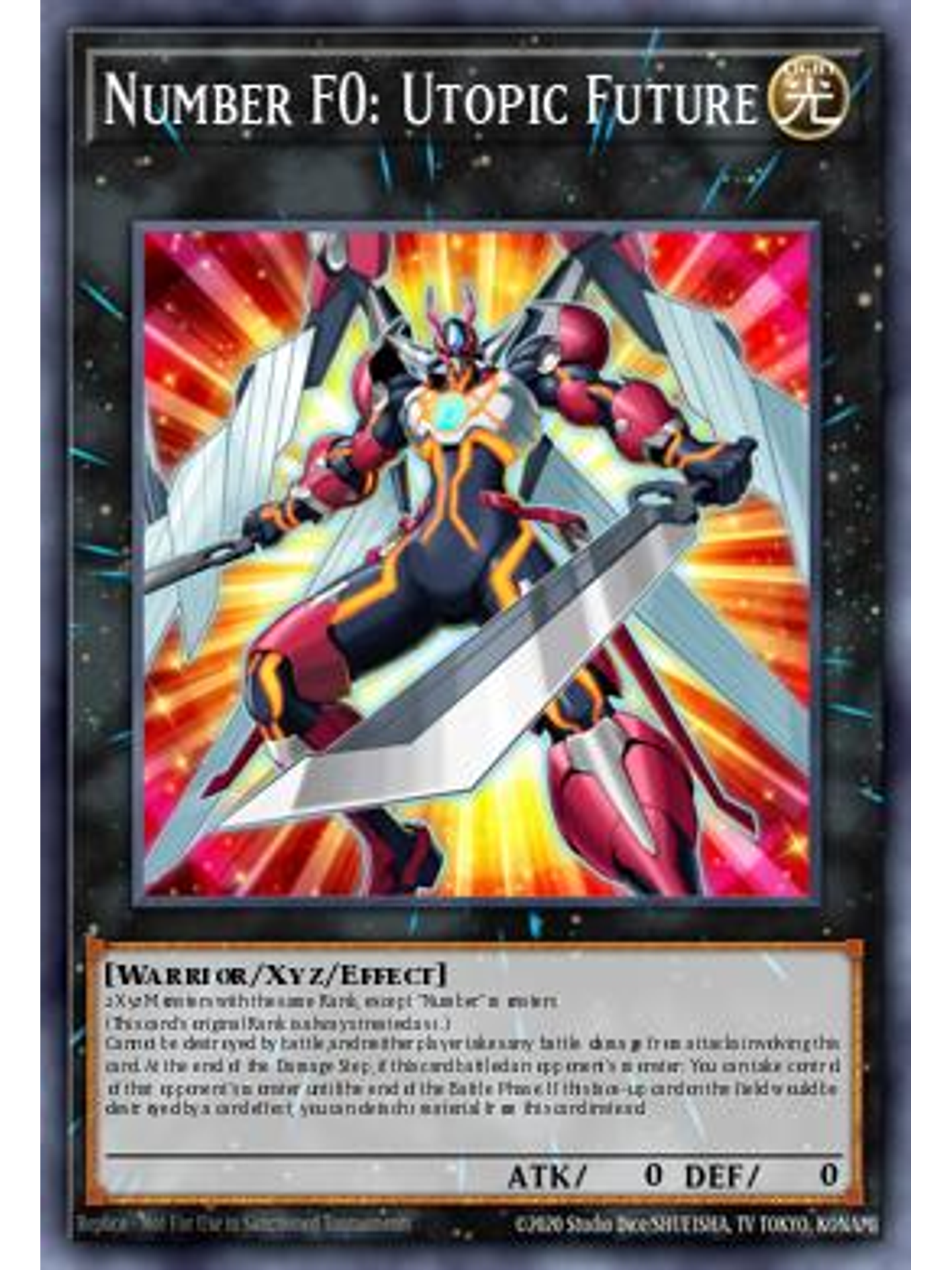 Number F0: Utopic Future - MP25-EN270 - Ultra Rare 1st Edition 1