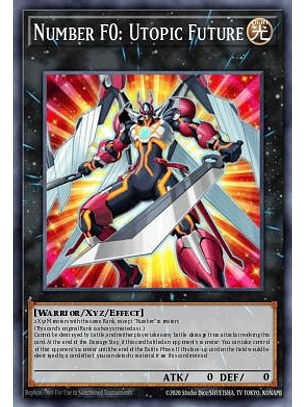 Number F0: Utopic Future - MP25-EN270 - Ultra Rare 1st Edition