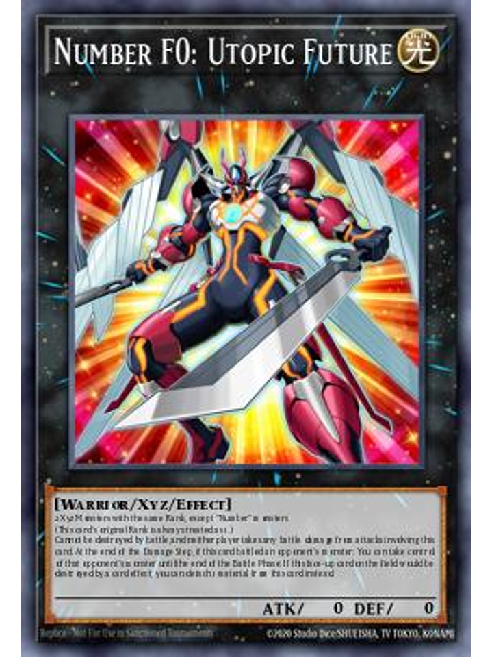 Number F0: Utopic Future - MP25-EN270 - Ultra Rare 1st Edition 1