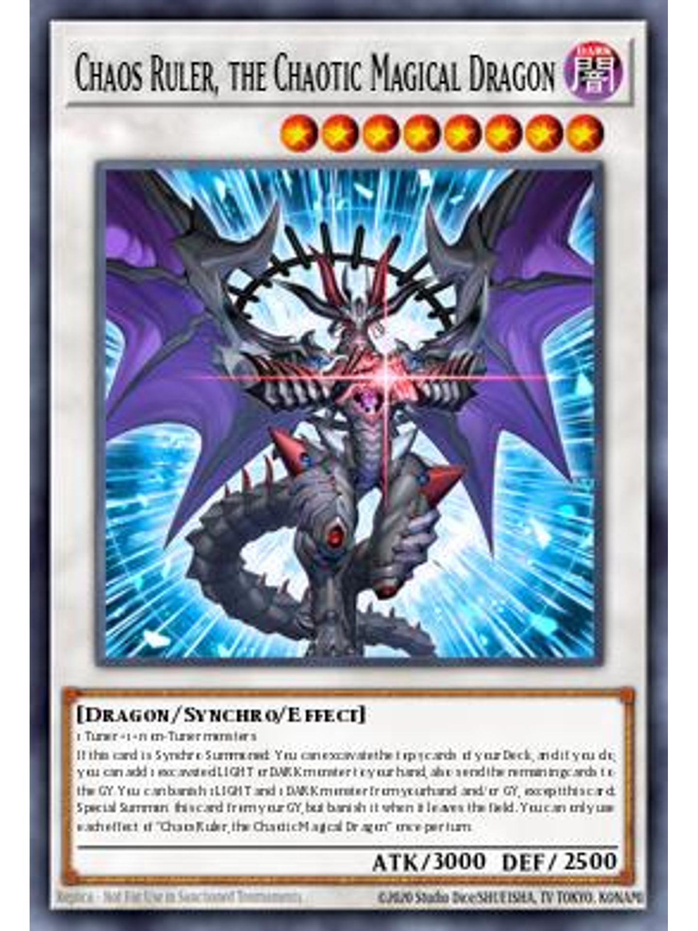 Chaos Ruler, the Chaotic Magical Dragon - MP25-EN150 - Prismatic Secret Rare 1st Edition 1