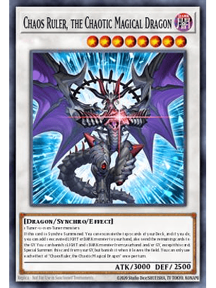 Chaos Ruler, the Chaotic Magical Dragon - MP25-EN150 - Prismatic Secret Rare 1st Edition
