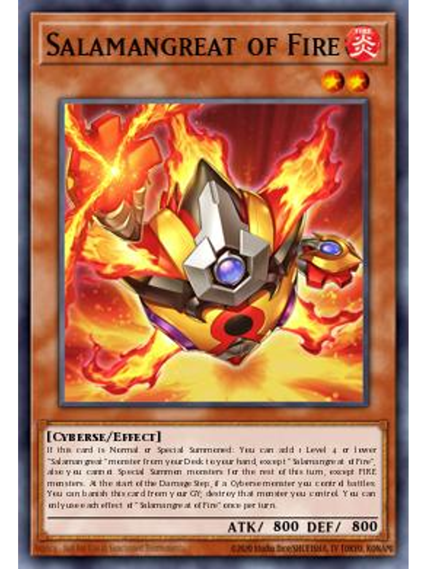 Salamangreat of Fire - MP25-EN144 - Prismatic Secret Rare 1st Edition 1