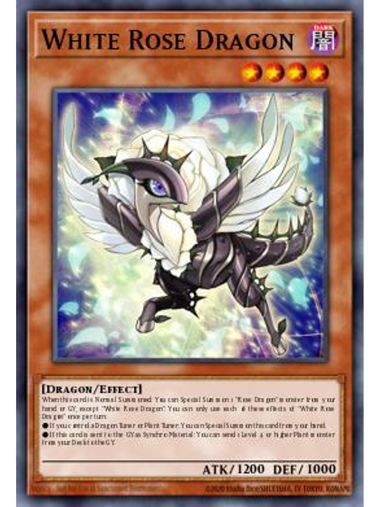 White Rose Dragon - MP25-EN038 - Starlight Rare 1st Edition 1