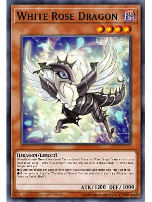 White Rose Dragon - MP25-EN038 - Starlight Rare 1st Edition