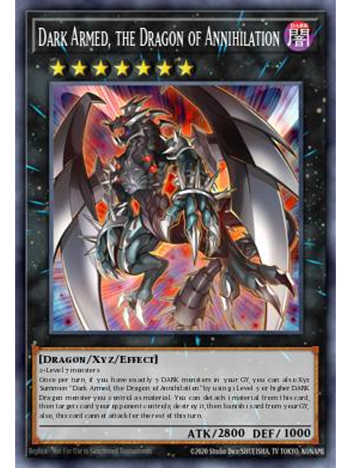 Dark Armed, the Dragon of Annihilation - MP25-EN036 - Starlight Rare 1st Edition 1