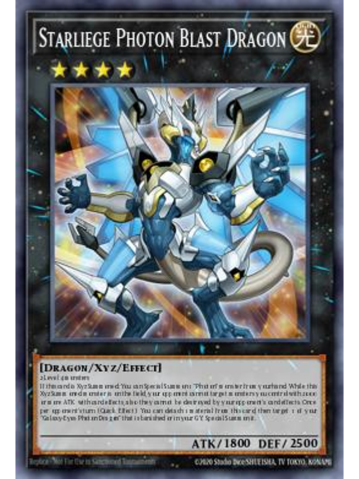 Starliege Photon Blast Dragon - MP25-EN034 - Starlight Rare 1st Edition 1