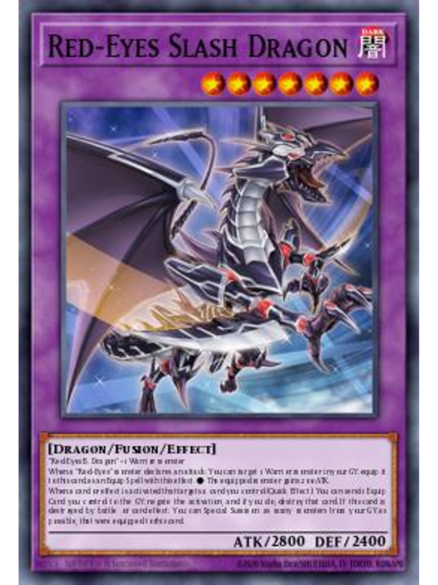 Red-Eyes Slash Dragon - MP25-EN031 - Starlight Rare 1st Edition 1