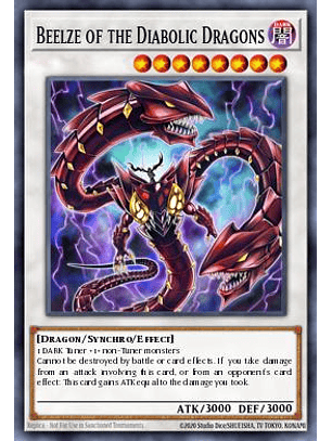 Beelze of the Diabolic Dragons - MP25-EN023 - Starlight Rare 1st Edition