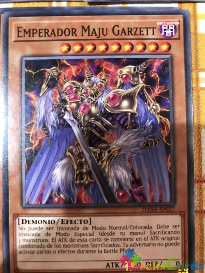Emperor Maju Garzett - DANE-EN027 - Common 1st Edition 1