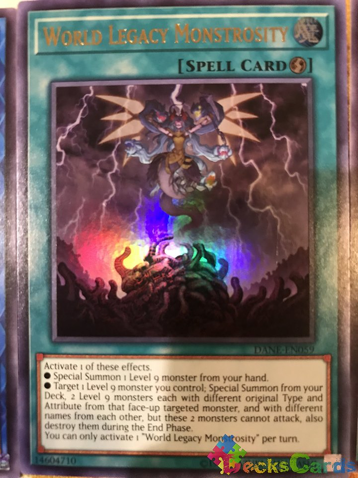 World Legacy Monstrosity - DANE-EN059 - Ultra Rare Unlimited 1