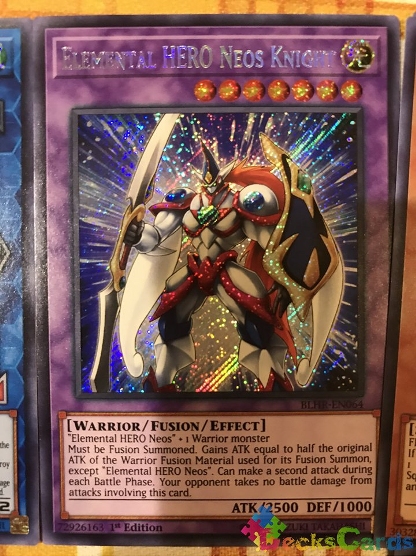Elemental HERO Neos Knight - BLHR-EN064 - Secret Rare 1st Edition 1