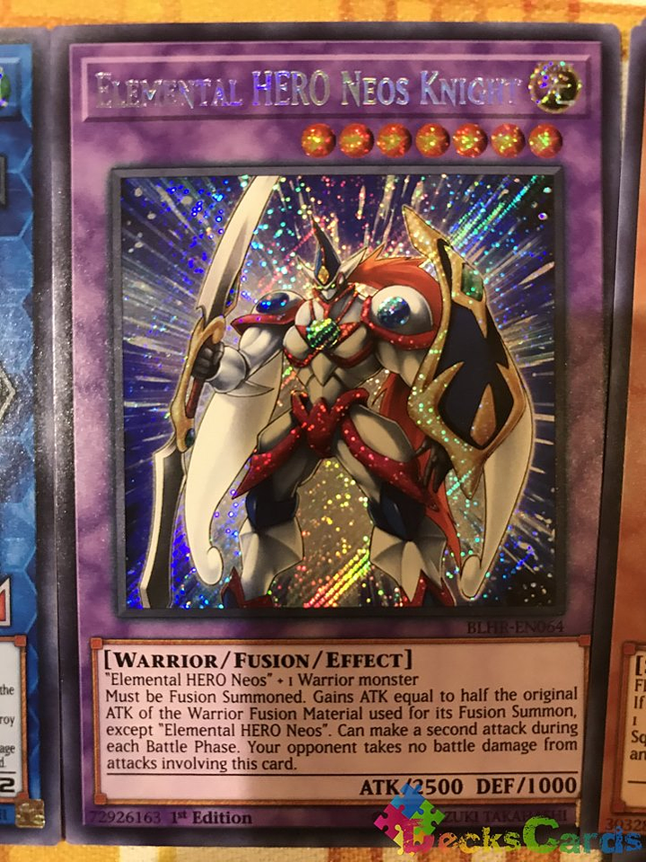 Elemental HERO Neos Knight - BLHR-EN064 - Secret Rare 1st Edition 1