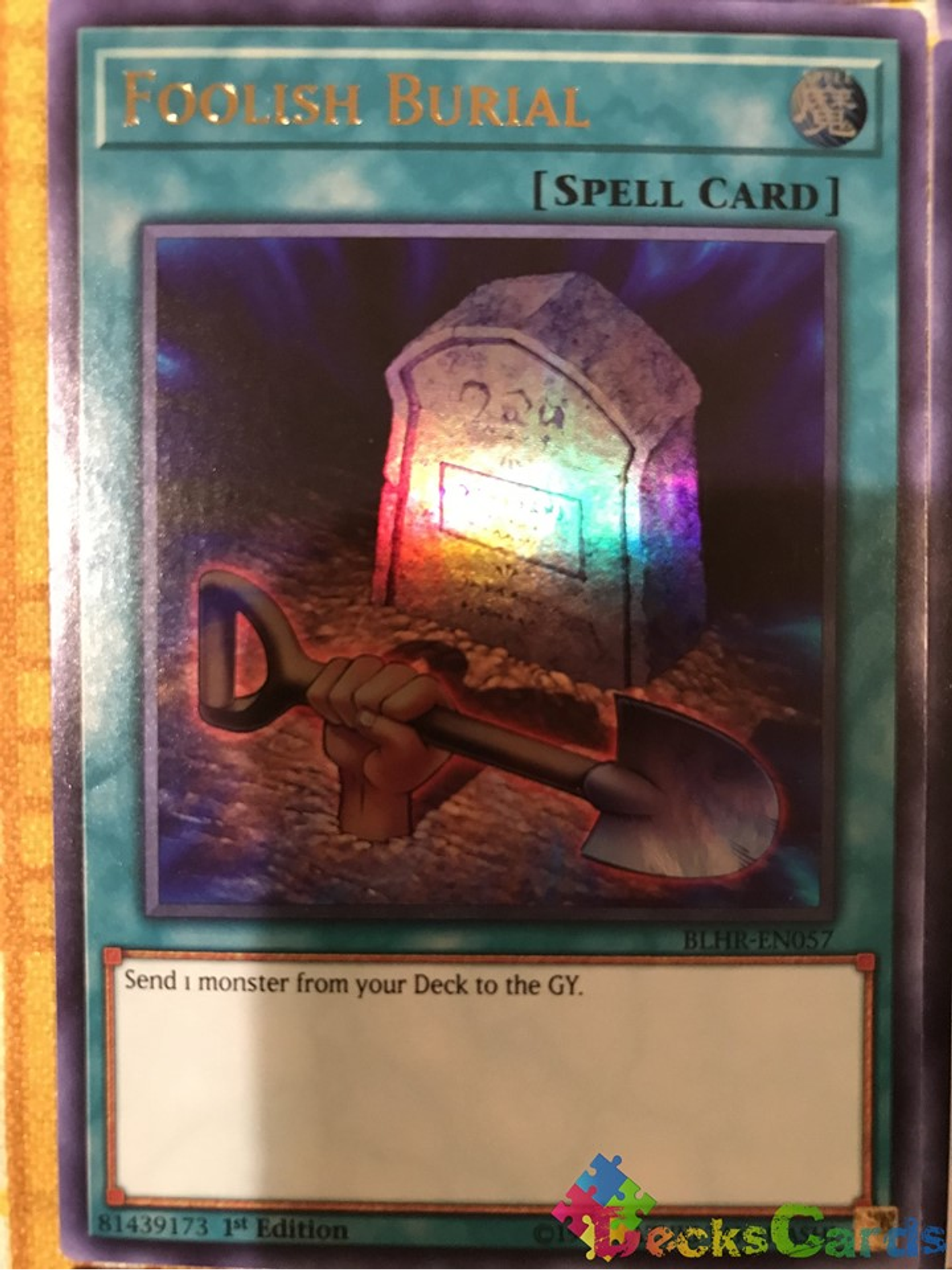 Foolish Burial - BLHR-EN057 - Ultra Rare 1st Edition 1